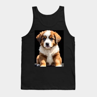 Burnese Mountain Puppy 06 Tank Top